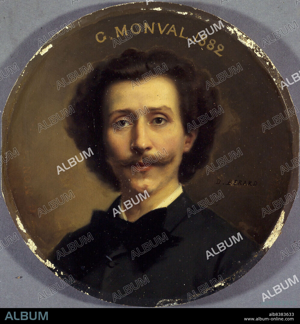 DANIEL BERARD. Portrait of Georges Monoval (1845-1910), archivist-librarian of the Comedie-Francaise, c1883.