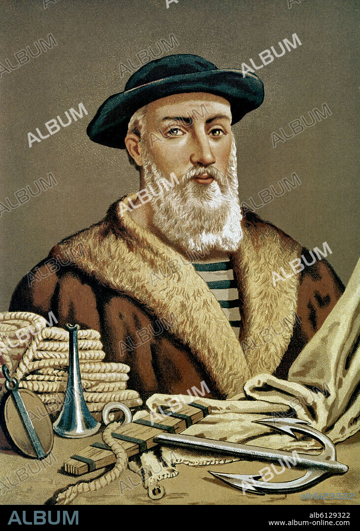 Fernando de Magallanes (1480-1521), navegante y descubridor portugués.