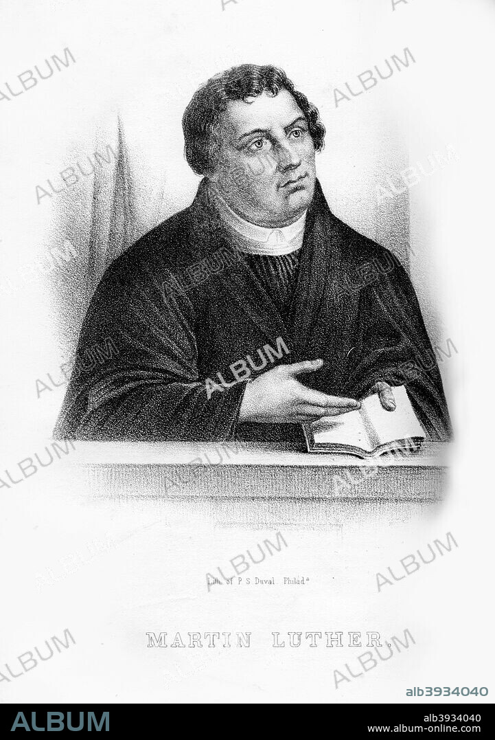 Martin Luther Mönch Zeichnung