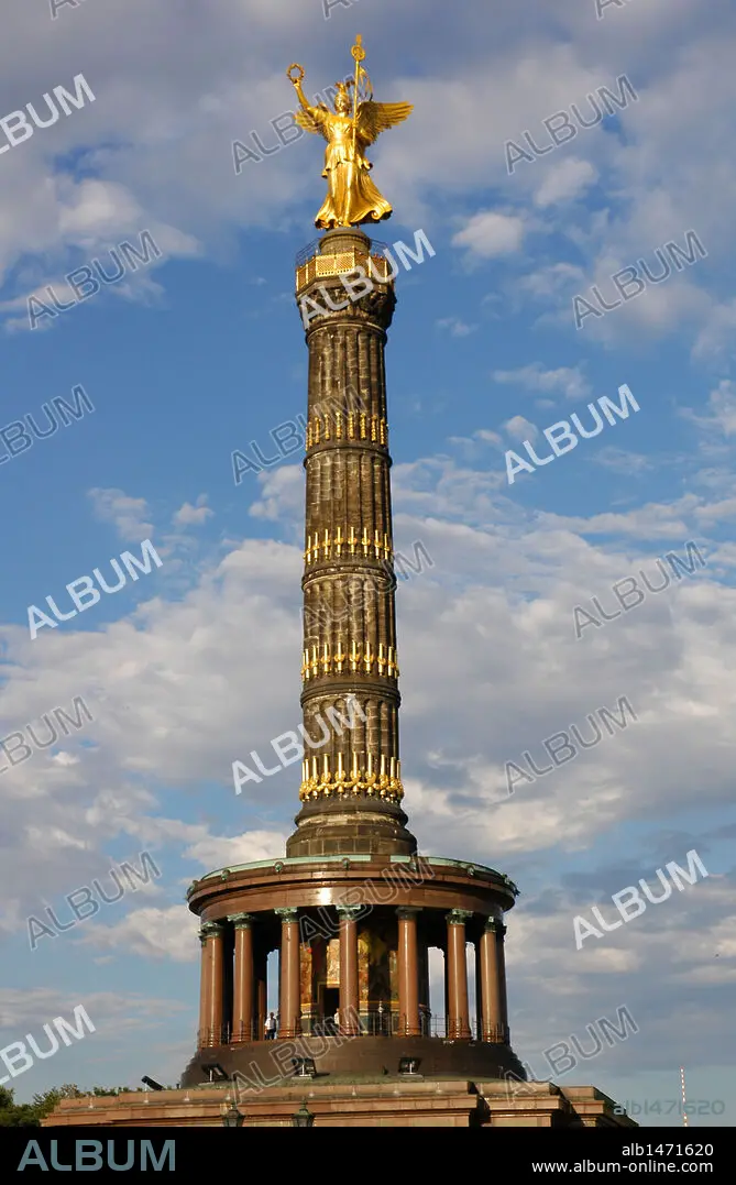 Germany. Berlin Victory Column. Designed by the German architect Heinrich  Strack (1805-1880)