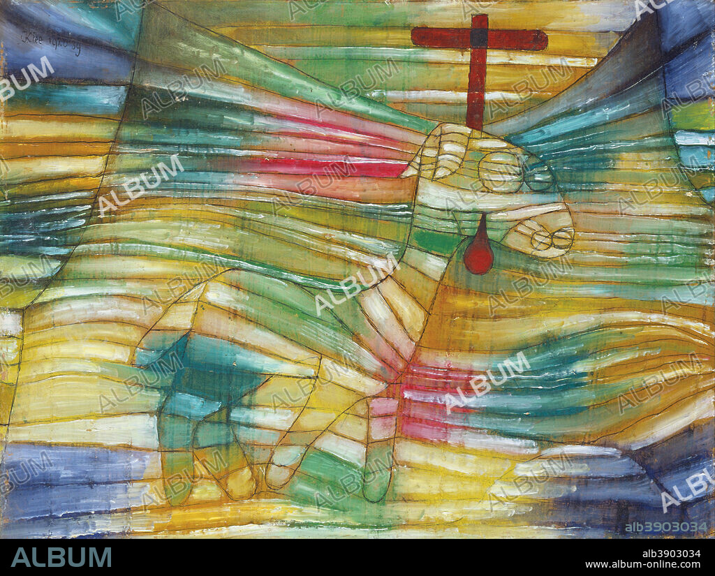 PAUL KLEE. The Lamb. Date/Period: 1920. Width: 40.7 cm. Height: 31.5 cm (Complete).