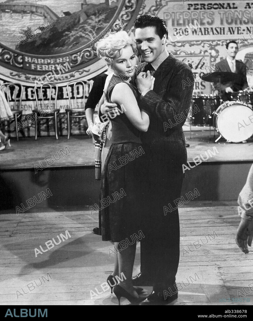 ELVIS PRESLEY and TUESDAY WELD in WILD IN THE COUNTRY, 1961, directed by PHILIP DUNNE. Copyright 20TH CENTURY FOX.